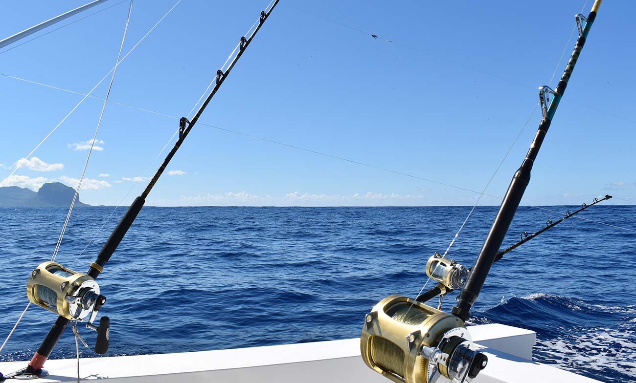 Fishing on the boat